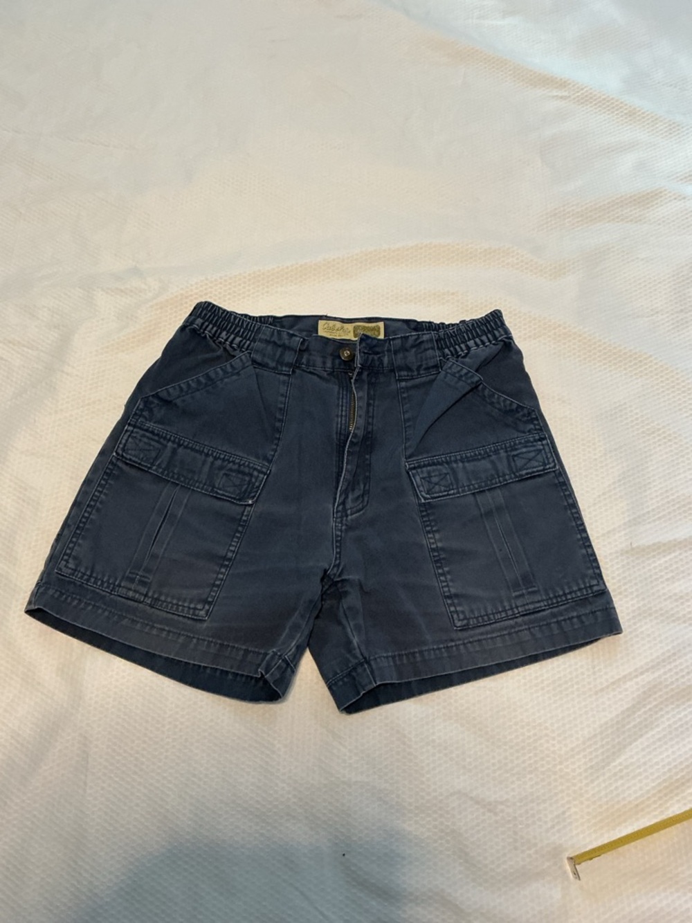 Cabela's Blue Utility Shorts with Front Zip